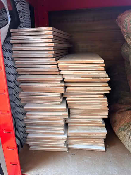 Photo of free 60 white subway tiles (Latchmere SW11) #1