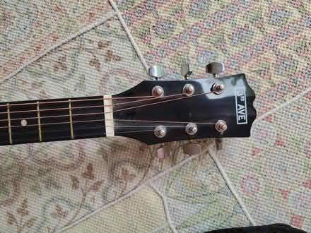 Photo of free Black guitar, with case, spare strings and plectrums (Hulme M15) #2