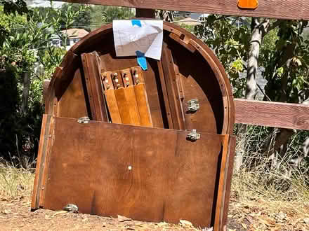 Photo of free Round or Oval Solid Wood Table (116 Courtright Road San Rafael) #1