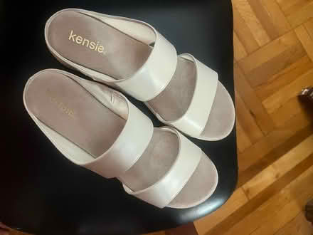 Photo of free White slides women’s size 10 (Astoria) #2