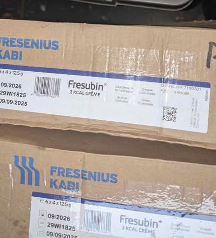 Photo of free 2 Full Boxes Of Fresubin, Chocolate Flavour (Holmewood BD4) #1