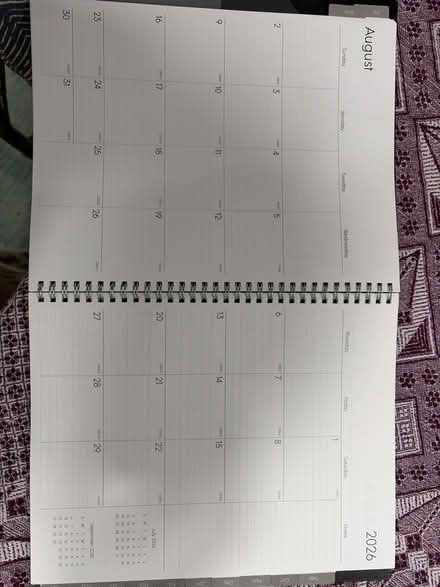 Photo of free Day planner, July 2026 to June 2027 (Arnold) #2