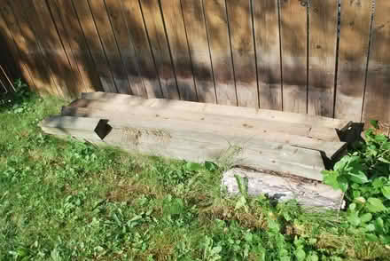 Photo of free Treated wood for garden boxes (gatineau ave & de bourgogne st) #3