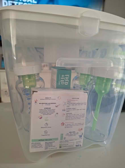 Photo of free Cold water steriliser and 3 bottles (Little Bloxwich WS3) #1