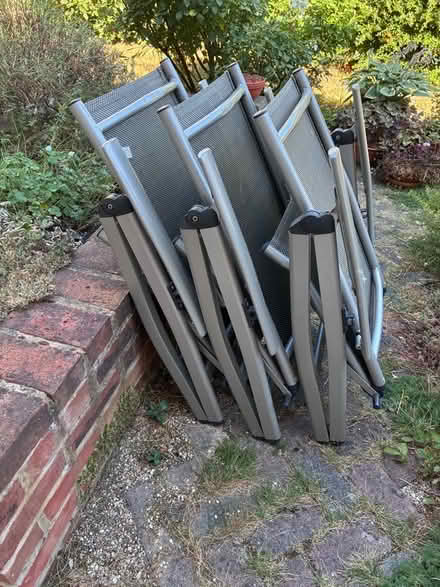Photo of free Garden chairs, high-backed recliners (Trowbridge BA14) #2