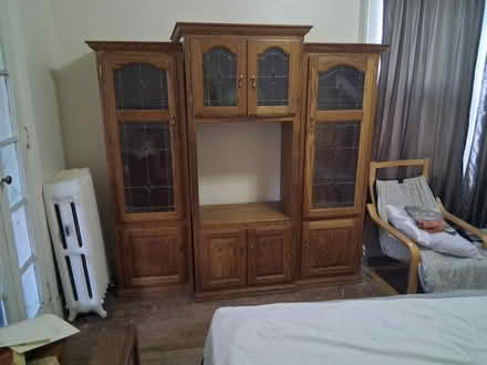 Photo of free Wooden entertainment center (Yonkers, NY) #1