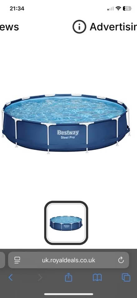 Photo of free Large Bestway 12ft kids pool (Worcester Park KT4) #1
