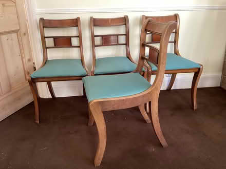 Photo of free Six Solid Wooden Dining Chairs (Surbiton KT6) #2