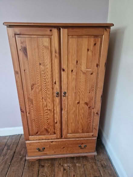 Photo of free Small pine wardrobe (Matlock DE4) #1