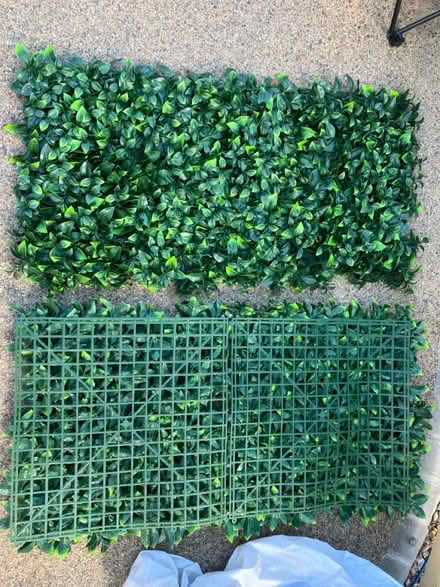 Photo of free 2x artificial foliage panels (Morden SM4) #1
