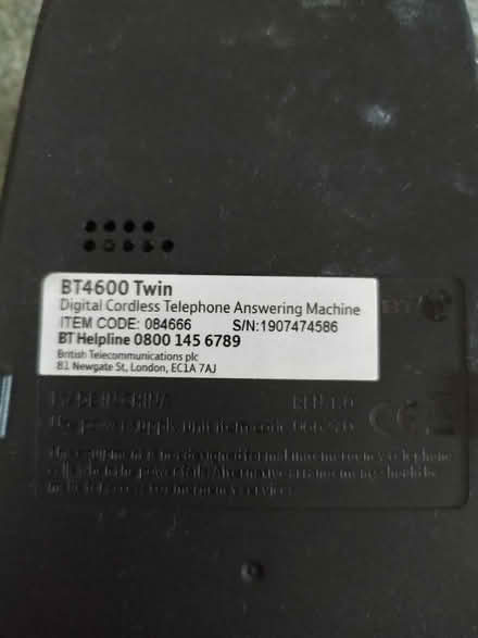 Photo of free BT4600 twin cordless phone (Kidlington OX5) #2