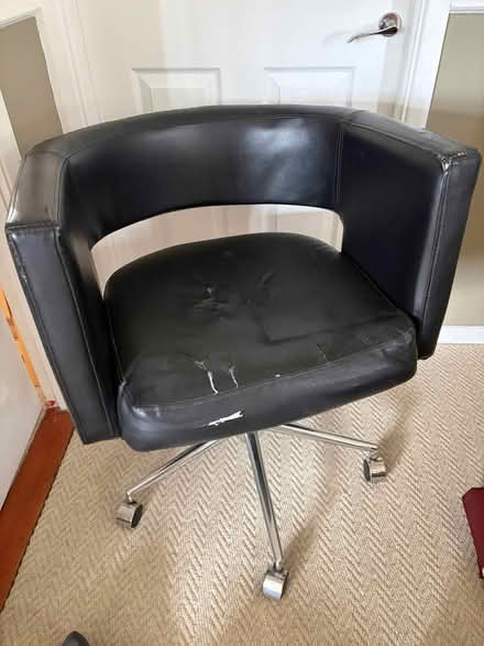 Photo of free Swivel Faux Leather Chair (Gore ME9) #1