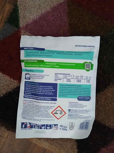 Photo of free Laundry detergent sheets (GU3 1JQ Compton) #2