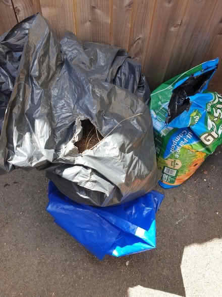 Photo of free 9 half bags of spent Soil & grass (Hellingly BN27) #1