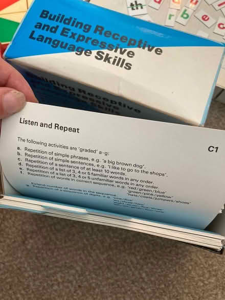 Photo of free Various literacy/ oracy materials (Willingdon BN22) #4