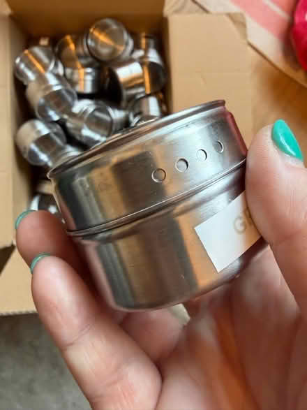 Photo of free Metal magnetic spice jars (Swarkestone DE73) #2