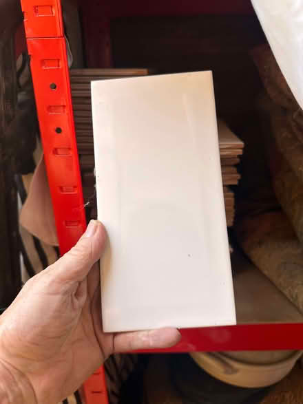 Photo of free 60 white subway tiles (Latchmere SW11) #2