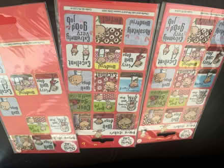 Photo of free 2 and a half sheets of Charlie and Lola reward stickers (Emscote Mill CV34) #1