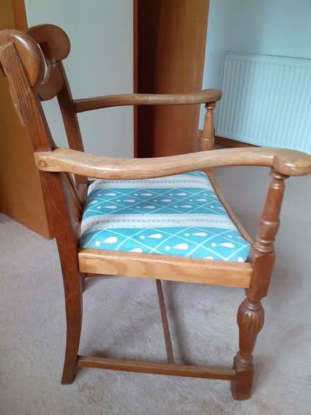 Photo of free Wooden chair with arms (Bridge Of Earn PH2) #4