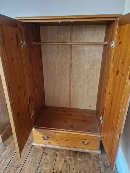 Photo of free Small pine wardrobe (Matlock DE4) #2