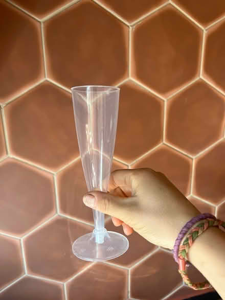 Photo of free 32 Plastic Champagne flutes (Bromsgrove B61) #1