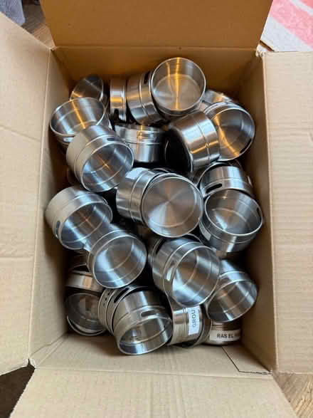 Photo of free Metal magnetic spice jars (Swarkestone DE73) #1