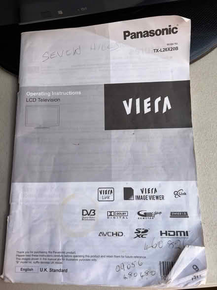 Photo of free Panasonic Viera LCD TV (Stanford SS17) #2