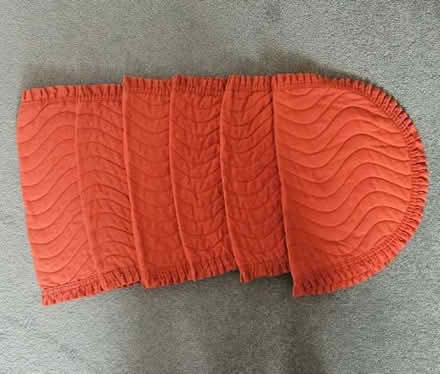 Photo of free Set of six red quilted table place mats (Elmstead BR7) #2