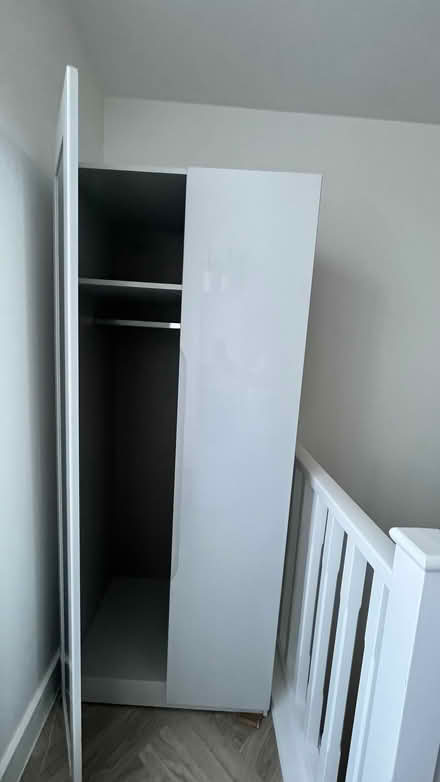 Photo of free Light grey gloss wardrobe (Southgate N14) #2