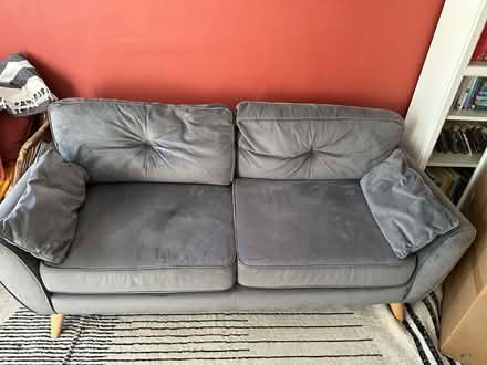 Photo of free 3 seater Grey sofa (Ninelms SW8) #1