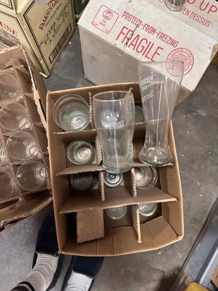 Photo of free 12 dozen glasses & advertising (Southfields SW18) #3