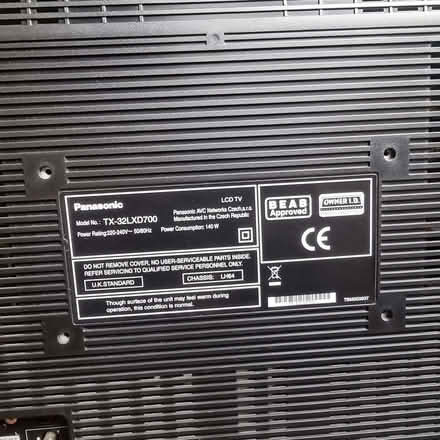 Photo of free Panasonic LCD Television TX-32LXD760 (Stainton CA11) #4