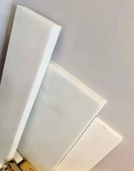 Photo of free Offcuts of Minerva Carrara White marble worktop and upstand (Earls Court SW10) #2