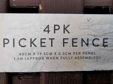Photo of free Picket plastic fence (M35 Failsworth, Manchester) #3