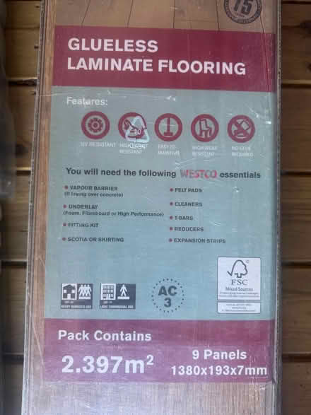 Photo of free Laminate Flooring (Welling DA16) #2