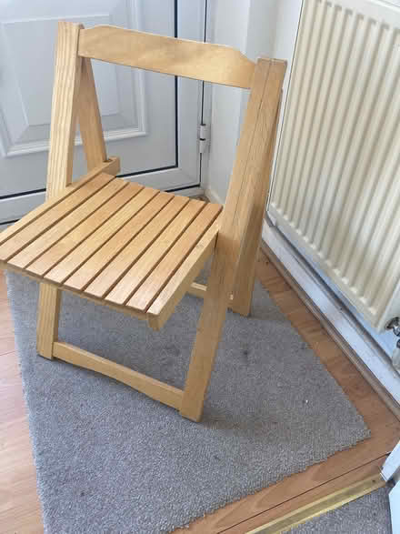 Photo of free Wooden folding chair (Willingdon BN22) #1