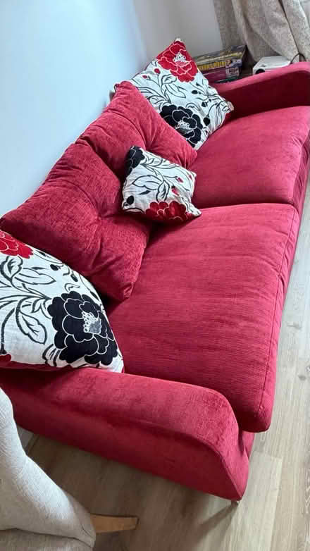 Photo of free Sofa and chair (Leighton Buzzard LU7) #1