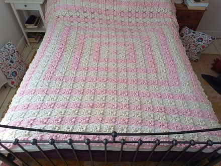 Photo of free Giant crocheted throw/bedspread (Hyson Green NG7) #1