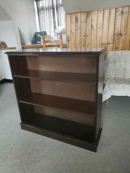 Photo of free dark brown strong book shelves (Leatherhead KT22) #2