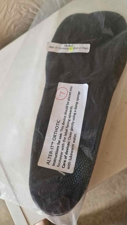 Photo of free New Size 7 Alter It Orthotics (Earl Shilton, LE9) #1