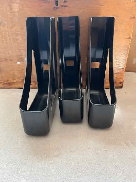 Photo of free Black plastic magazine files x 3 (Bear Flat BA2) #1