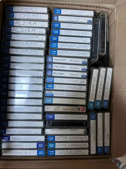 Photo of free Big box of (mostly) opera tapes (Dunkerton BA2) #1