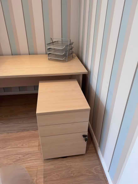 Photo of free Office Desk and pedestal (St John’s Worcester) #2