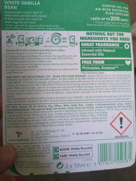 Photo of free Air wick oil for plug diffuser (Highcliffe) #3