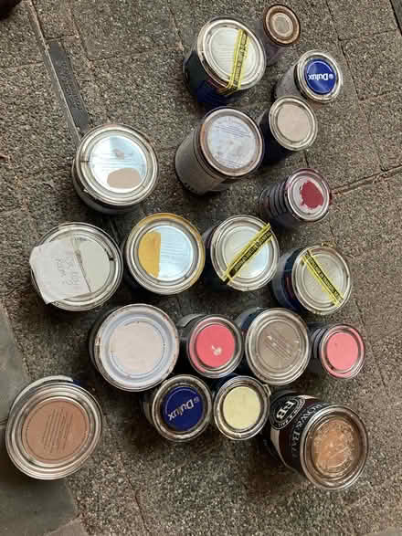 Photo of free Tins of paint samples (Loughborough LE11) #1