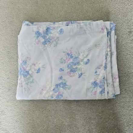 Photo of free Hand sewn patterned blue duvet cover. (Elmstead BR7) #1