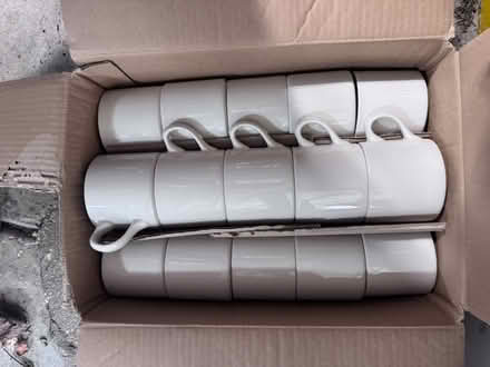 Photo of free 22 blank white mugs (Orchard and Prairie, Aurora) #1