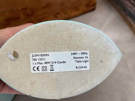 Photo of free Pair of John Lewis bedside lamps (Bear Flat BA2) #4