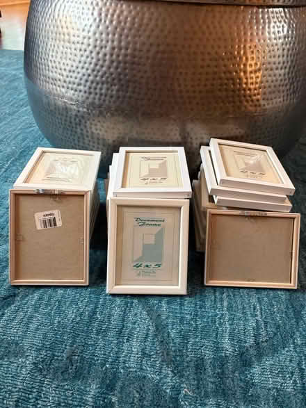 Photo of free 32 white wood picture frames (Near Pen Park) #1