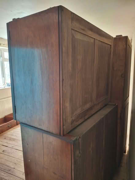 Photo of free Antique wardrobe - due to size requires van (Yateley GU46) #2